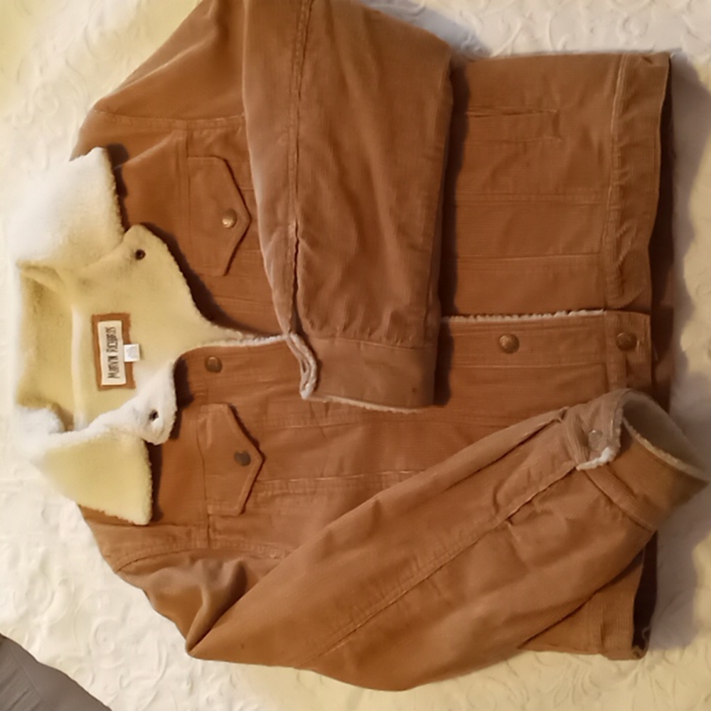 Womans corduroy lined jacket.